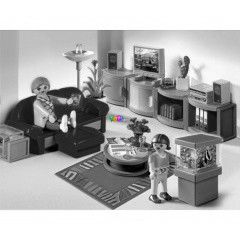 Playmobil 4282 - Nappali szoba vendgggyal