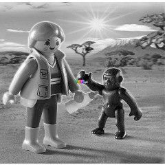 Playmobil 4757 - llatgondoz kis gorillval