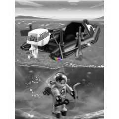 Playmobil 4910 - Mlytengeri bvr, motorcsnakkal