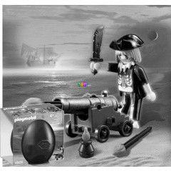 Playmobil 4928 - Kalózkísértet ágyúval - Tojás