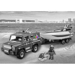 Playmobil 5187 - Rendrdzsip motorcsnakkal