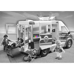 Playmobil 5541 - Szirénázó mentőautó