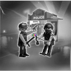 Playmobil 5878 - Rendőr, elfogott rablóval