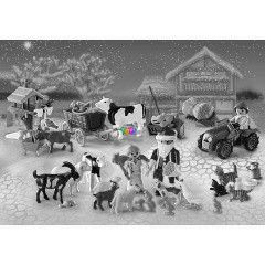 Playmobil 6624 - Adventi naptár - Kisállatok karácsonya
