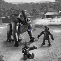 Playmobil 6639 - Gorilla és kicsinyei