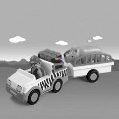 Playmobil 6743 - Orrszarvszllt szafari aut