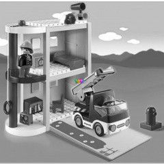 Playmobil 6777 - Aprók hordozható tűzoltóállomása