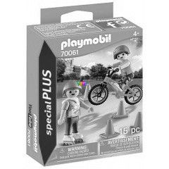Playmobil 70061 - Görkorizó és bicikliző gyerekek