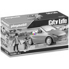 Playmobil 70285 - Apuka és kislánya kabrióval