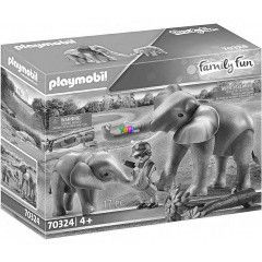 Playmobil 70324 - Elefántok szabad kifutón