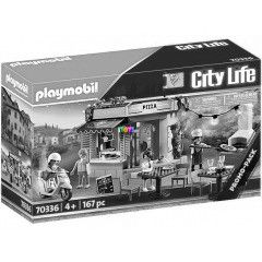 Playmobil 70336 - Pizzéria kerthelyiséggel