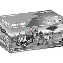 Playmobil 70346 - Állatkerti állatorvos kisautóval