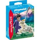 Playmobil 70382 - zsiai harcos tigrissel