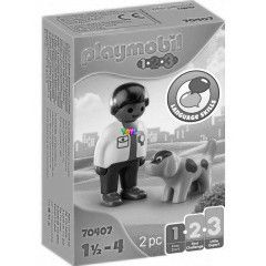 Playmobil 70407 - llatorvos kutyval