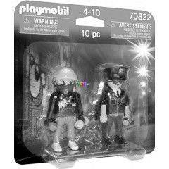 Playmobil 70822 - DuoPack - Rendőr és graffitis