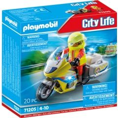 Playmobil 71205 - Mentőmotor villogó fénnyel