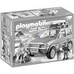 Playmobil 9281 - Síelni indul a család, autóval